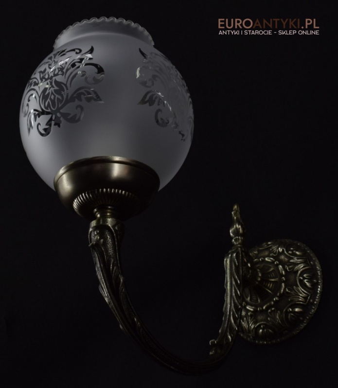 pałacowy srebrny kinkiet pałacowy srebrny kinkiet